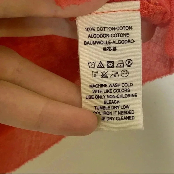 Free People Heart Of Mine Peplum Top sz Large in Camelia Combo Red layered - Picture 6 of 9